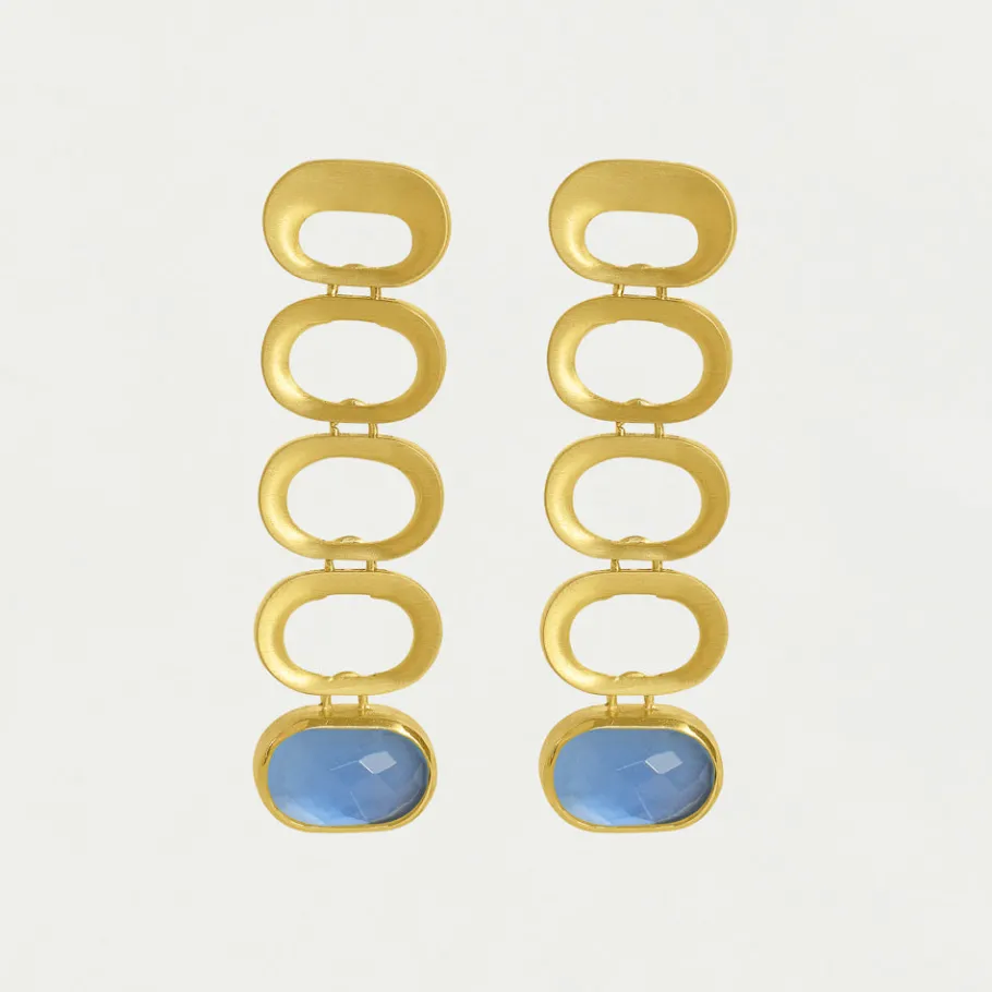 Clearance Bowery Gemstone Statement Drop Earrings Earrings