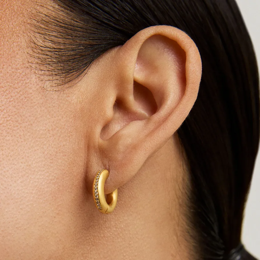 Online Colette Pavé Huggies Earrings