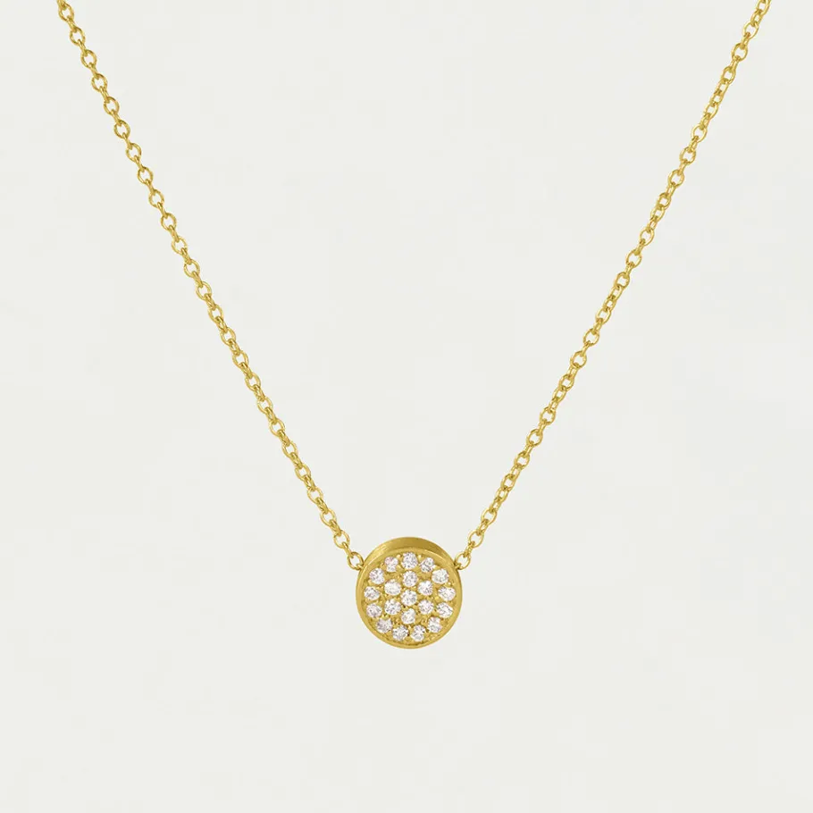 Clearance 14K Gold Signature Diamond Pendant Necklace Pendants | Necklaces