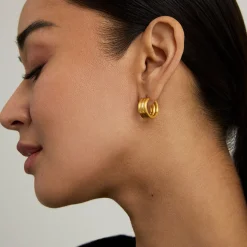Best Linear Hinged Huggies Earrings