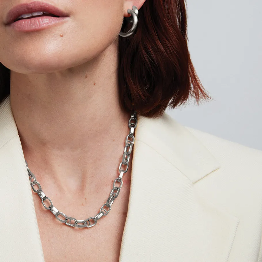 Clearance Manhattan Chain Link Statement Necklace Statement Necklaces | Chain Necklaces