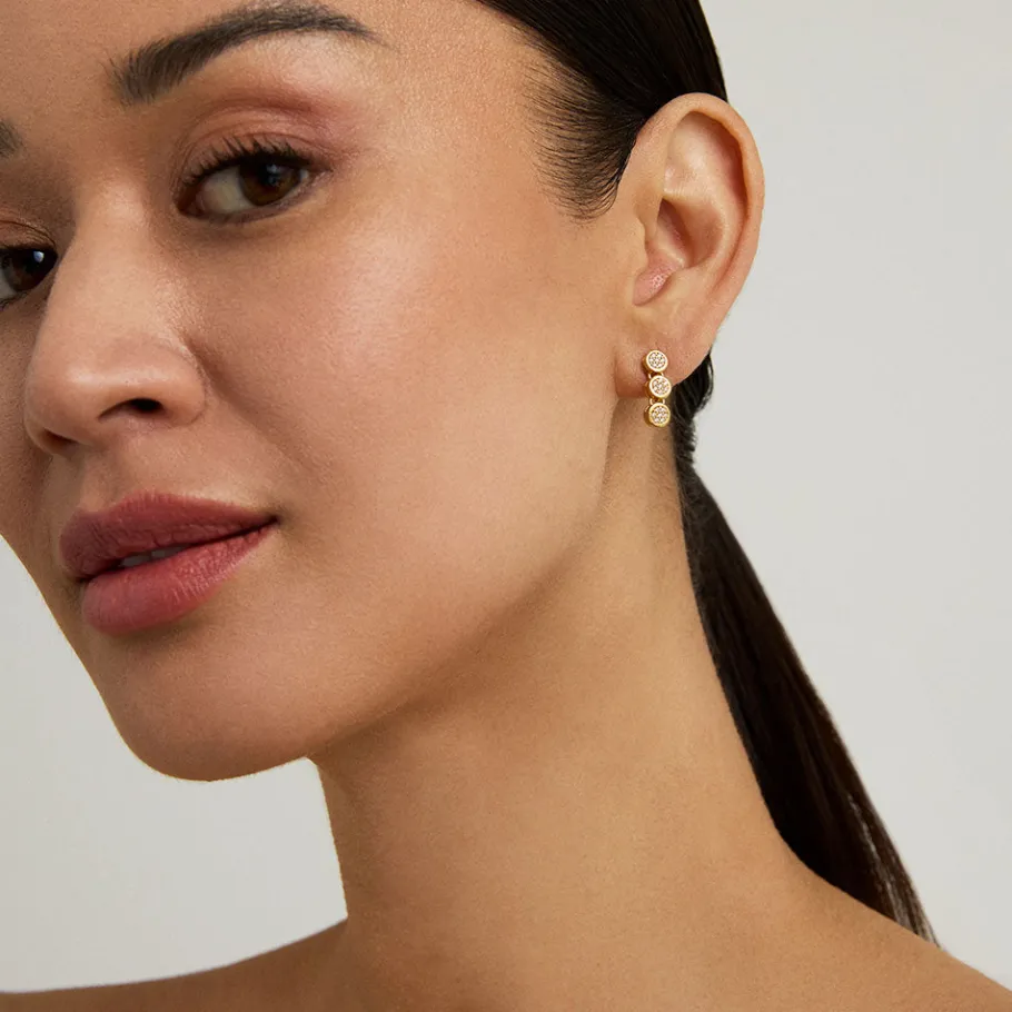 Clearance Mirabeau Pavé Droplet Earrings Drop Earrings | Earrings