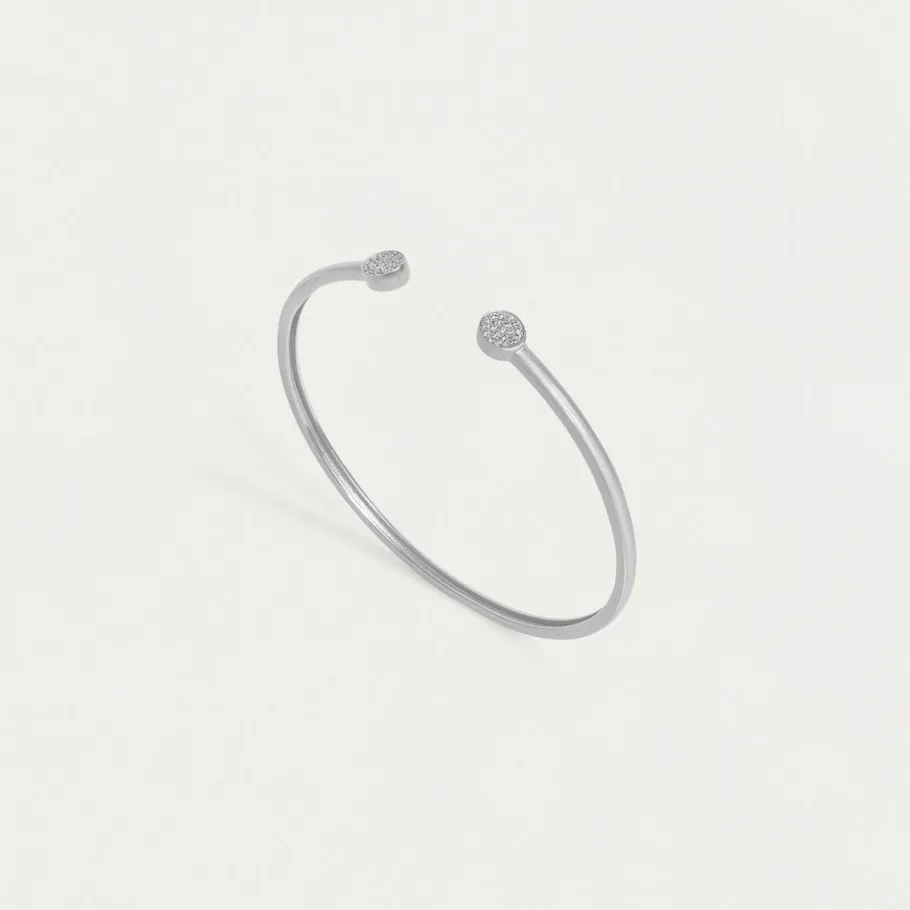 New Mirabeau Pavé Open Bangle Bracelet Bracelets