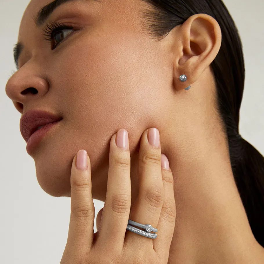 Discount Mirabeau Pavé Stacking Ring Stacking Rings | Rings