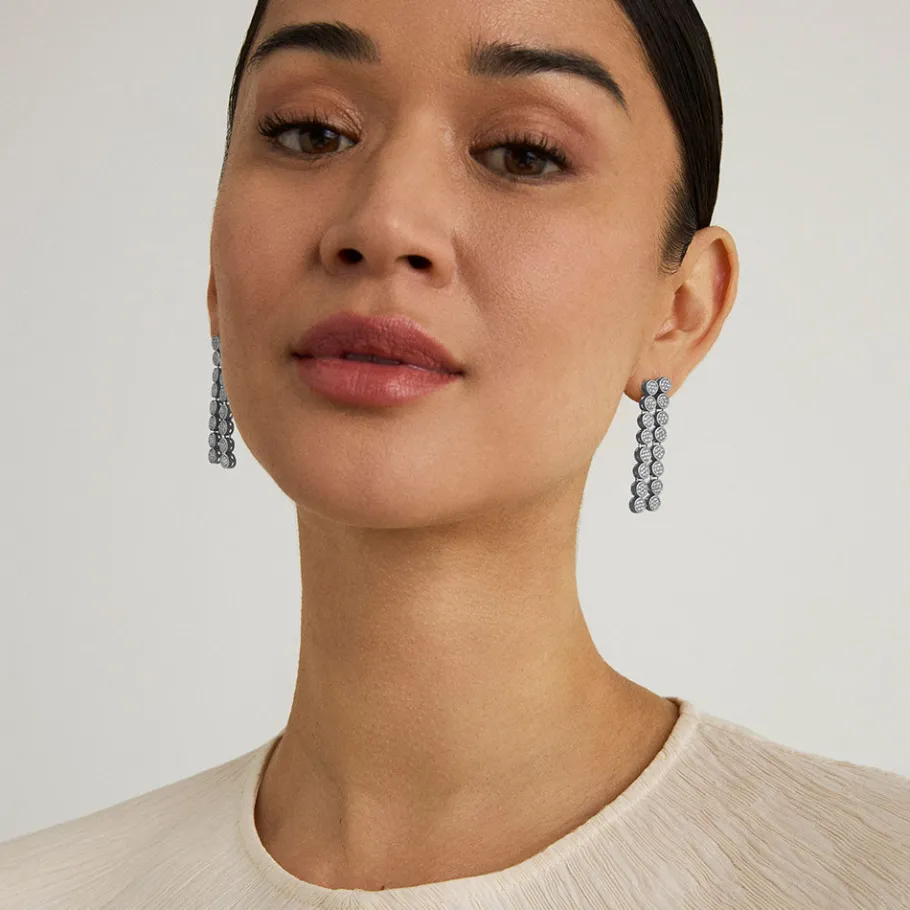 Hot Mirabeau Pavé Statement Drop Earrings Statement Earrings | Earrings