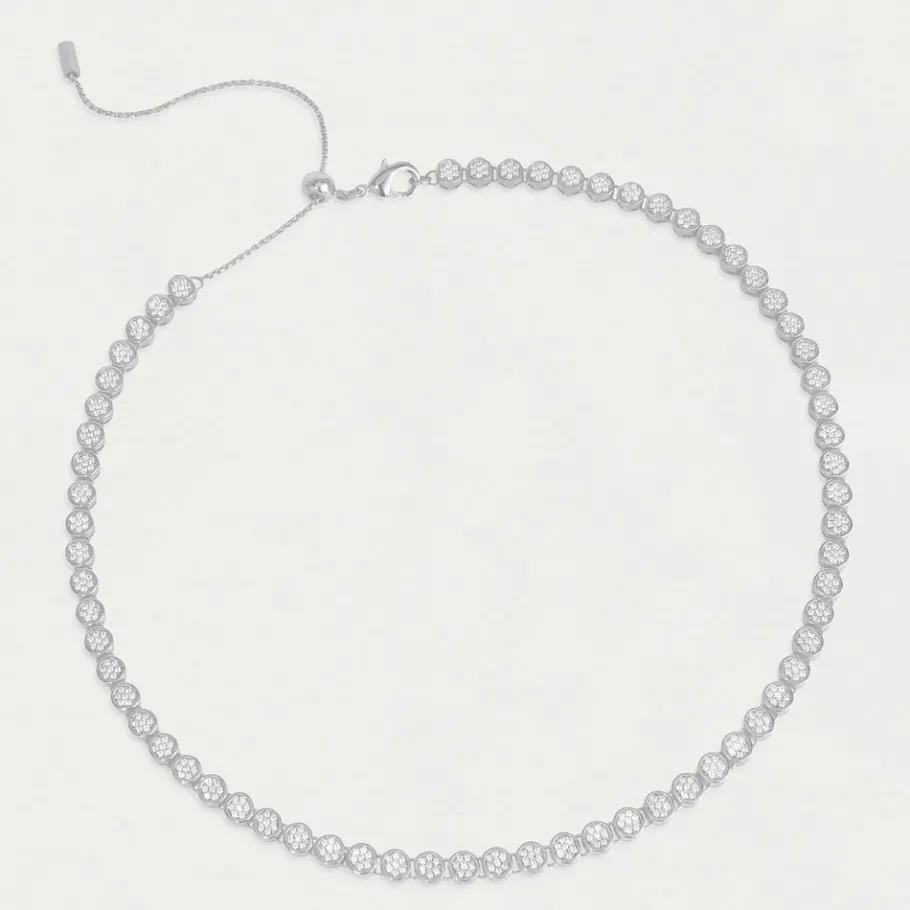 Clearance Mirabeau Pavé Tennis Necklace Chain Necklaces | Necklaces