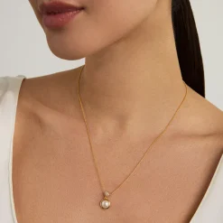 New Pavé Pearl Necklace Necklaces | Earrings