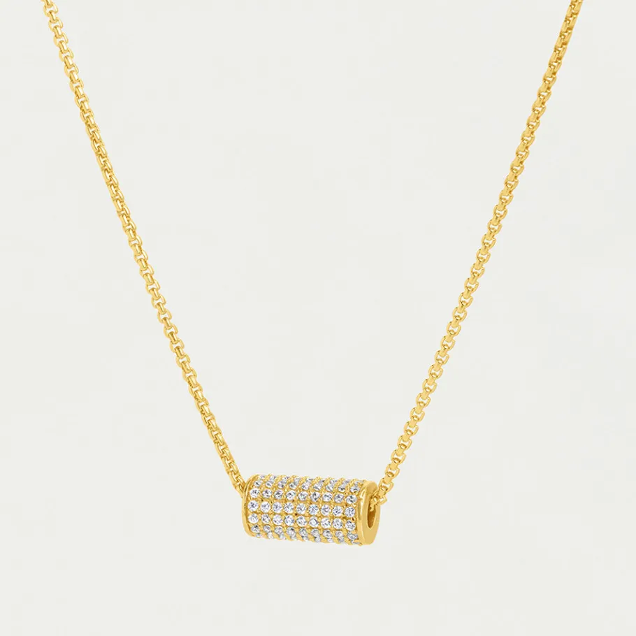 New Petit Pavé Mini Tube Necklace Pendants | Necklaces
