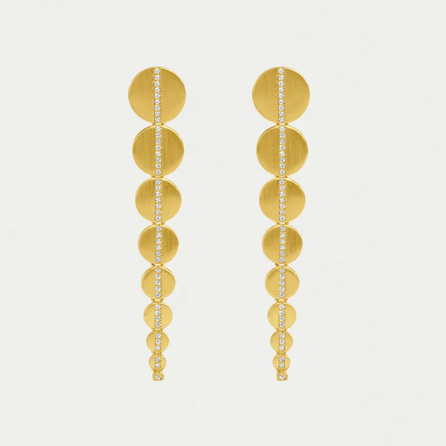 Sale Petit Pavé Statement Drop Earrings Drop Earrings | Statement Earrings