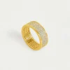 Fashion Petit Pavé Thick Stacking Ring Stacking Rings | Rings