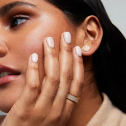 Fashion Petit Pavé Thick Stacking Ring Stacking Rings | Rings