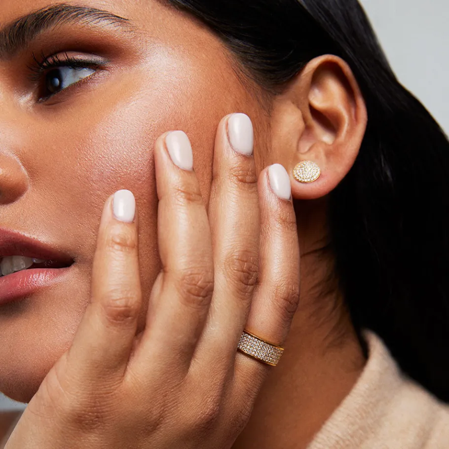 Fashion Petit Pavé Thick Stacking Ring Stacking Rings | Rings