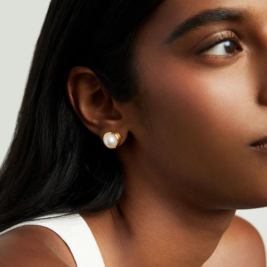 Discount Signature Large Knockout Studs Stud Earrings | Earrings