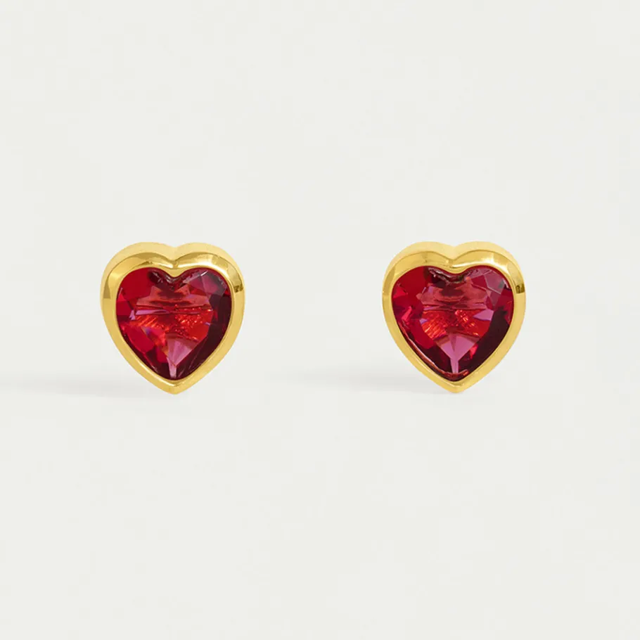Outlet Signature Midi Heart Studs Stud Earrings | Earrings