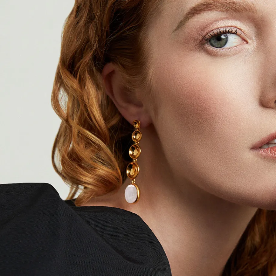 Outlet Sol Statement Gemstone Drop Earrings Drop Earrings | Statement Earrings