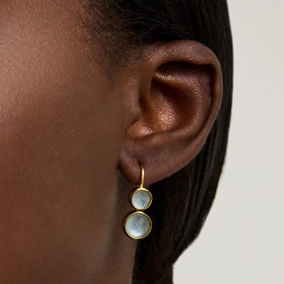 Clearance Tulum Double Droplet Earrings Earrings