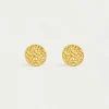 Fashion Weave Disc Studs Stud Earrings | Earrings